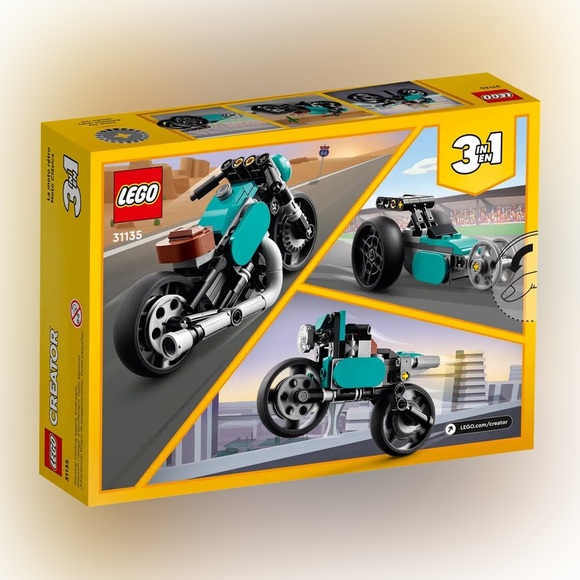 Lego Vintage Motorcycle Item #31135 - Picture 8 of 9